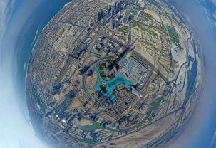 A 360 degree interactive map of Dubai