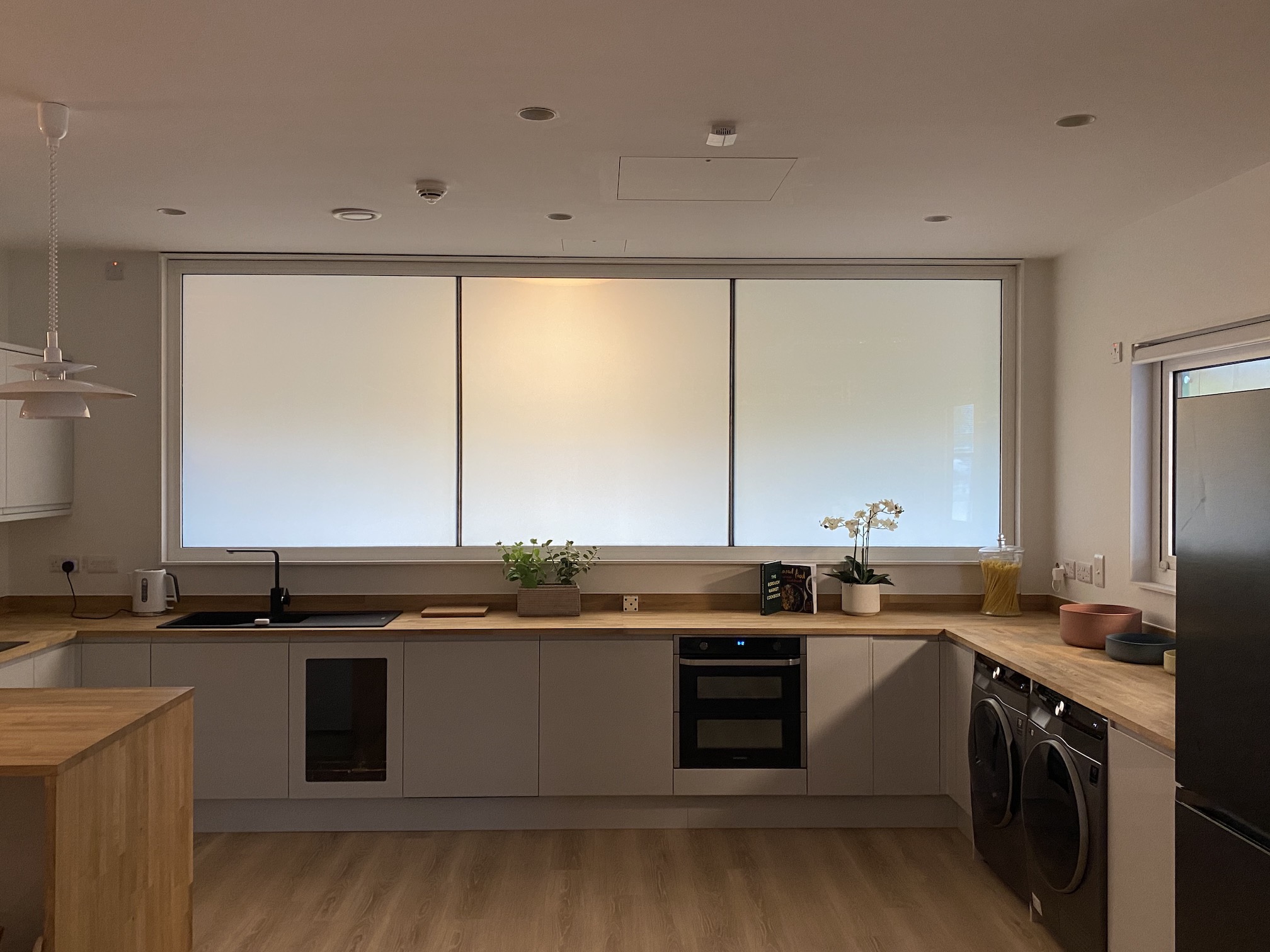 Privacy Glass panels deliver privacy at the flick of a switch while still allowing light to move through a property.