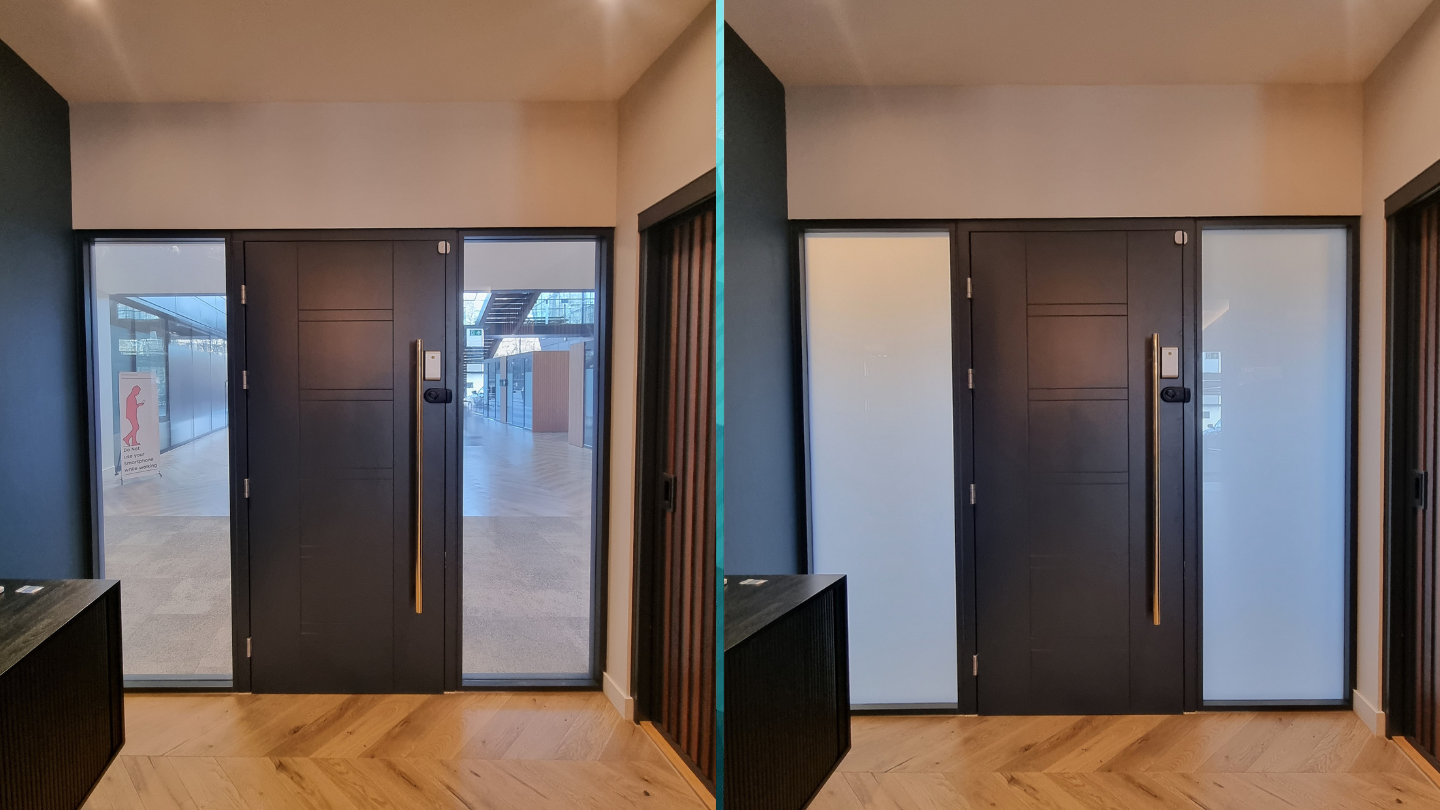 Privacy Glass panels deliver privacy at the flick of a switch while still allowing light to move through a property.