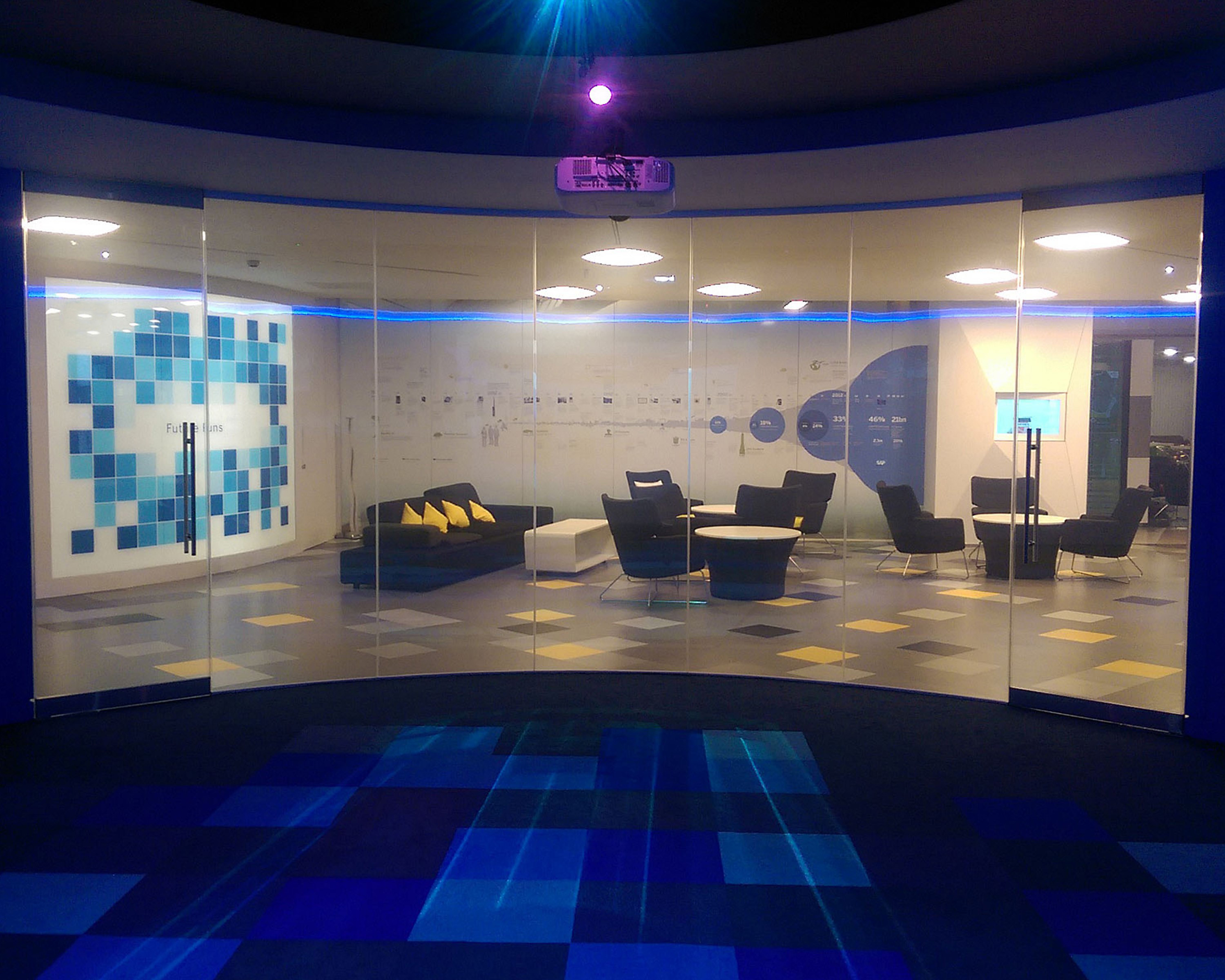 Experience Centre Switchable Glass Screen | Smartglass Intl.