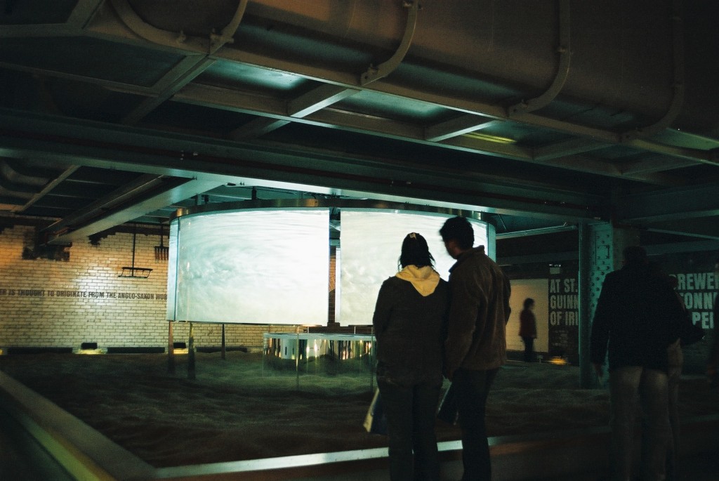 Switchable glass at the Guinness Storehouse