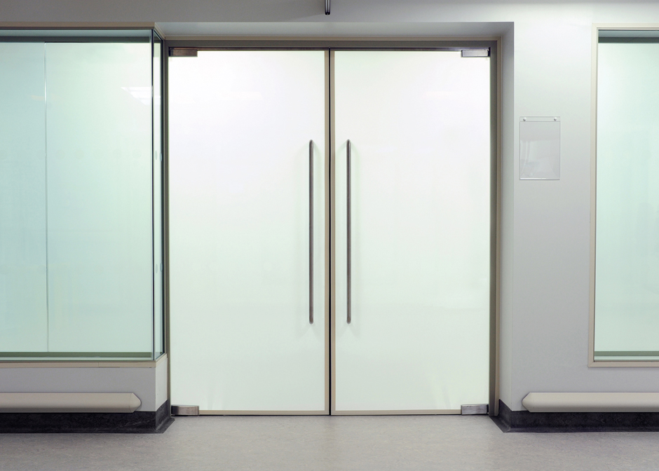 An image of switchable glass at the Royal Sunderland Hospital